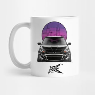 hyundai accent stanced black Mug